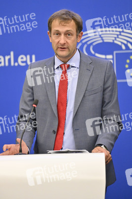 Pressekonferenz zur Verordnung über Entwaldung im Europäischen Parlament in Straßburg