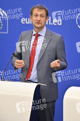 Pressekonferenz zur Verordnung über Entwaldung im Europäischen Parlament in Straßburg