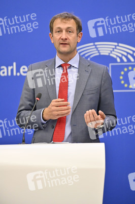Pressekonferenz zur Verordnung über Entwaldung im Europäischen Parlament in Straßburg