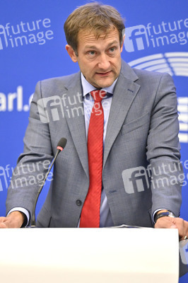 Pressekonferenz zur Verordnung über Entwaldung im Europäischen Parlament in Straßburg