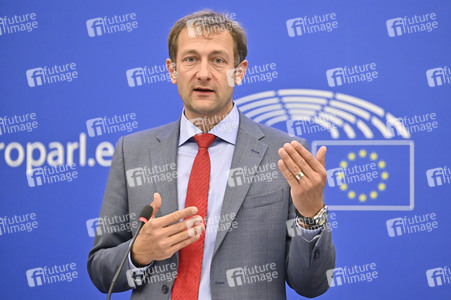 Pressekonferenz zur Verordnung über Entwaldung im Europäischen Parlament in Straßburg