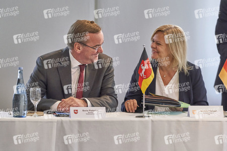 Innenministerkonferenz der SPD-geführten Innenressorts in Hannover