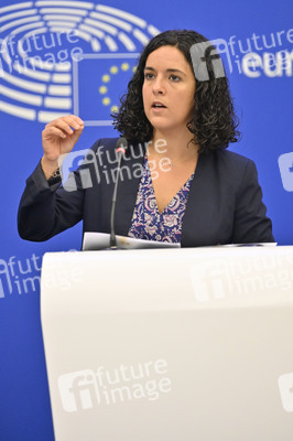 Pressebriefing der Fraktion Die Linke im EU-Parlament in Straßburg