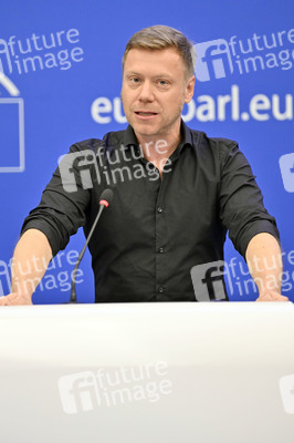 Pressebriefing der Fraktion Die Linke im EU-Parlament in Straßburg