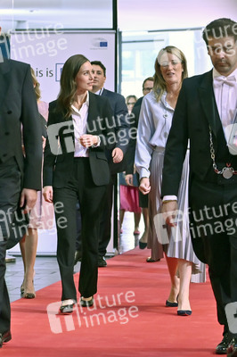 Fototermin mit Sanna Marin im EU-Parlament in Straßburg