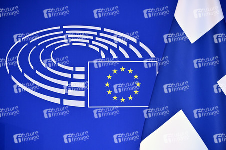 Fototermin mit Sanna Marin im EU-Parlament in Straßburg