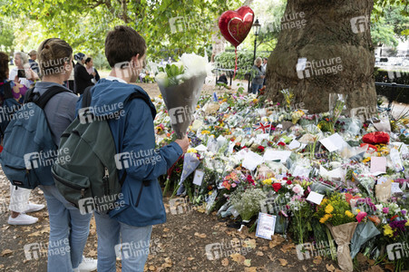 Trauer um Queen Elizabeth in London