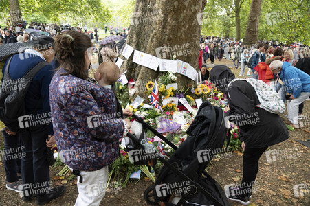 Trauer um Queen Elizabeth in London
