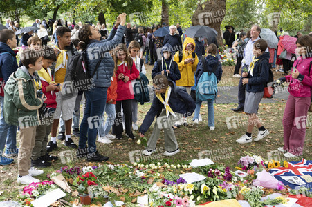 Trauer um Queen Elizabeth in London