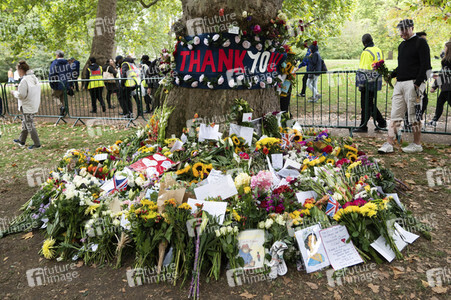 Trauer um Queen Elizabeth in London