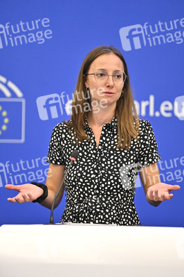 Pressekonferenz zu Produkten, die durch Zwangsarbeit hergestellt werden in Straßburg