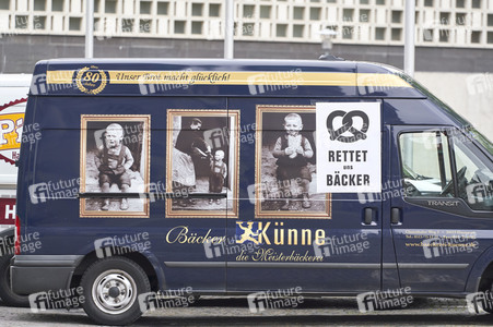 Demonstration des Bäckerhandwerks in Hannover