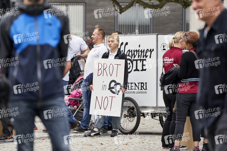 Demonstration des Bäckerhandwerks in Hannover