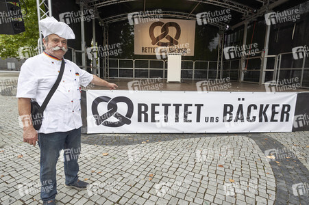 Demonstration des Bäckerhandwerks in Hannover