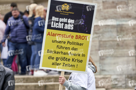 Demonstration des Bäckerhandwerks in Hannover