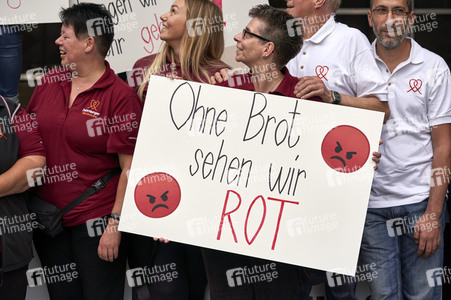 Demonstration des Bäckerhandwerks in Hannover