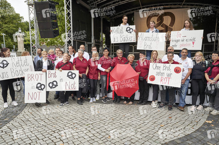Demonstration des Bäckerhandwerks in Hannover