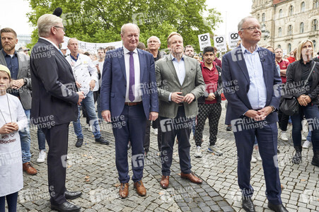 Demonstration des Bäckerhandwerks in Hannover