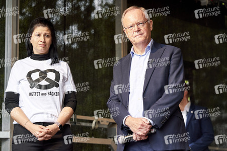 Demonstration des Bäckerhandwerks in Hannover