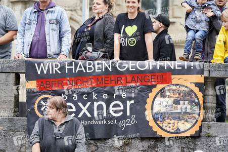 Demonstration des Bäckerhandwerks in Hannover