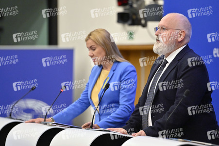 Pressekonferenz zu erneuerbaren Energien im EU-Parlament in Straßburg