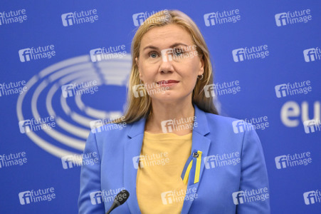 Pressekonferenz zu erneuerbaren Energien im EU-Parlament in Straßburg