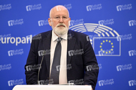 Pressekonferenz zu erneuerbaren Energien im EU-Parlament in Straßburg