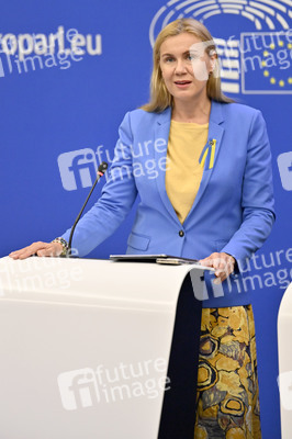 Pressekonferenz zu erneuerbaren Energien im EU-Parlament in Straßburg