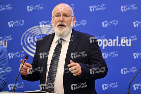 Pressekonferenz zu erneuerbaren Energien im EU-Parlament in Straßburg