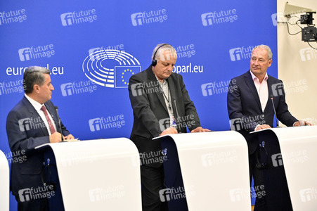 Pressekonferenz zur Bedrohung durch ISIS im EZ-Parlament in Straßburg