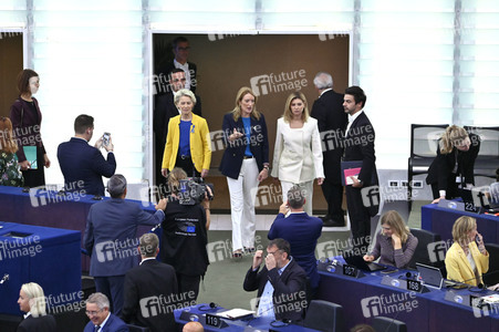 Rede von Ursula von der Leyen zu Lage der EU im EU-Parlament in Straßburg