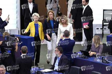 Rede von Ursula von der Leyen zu Lage der EU im EU-Parlament in Straßburg