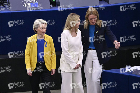 Rede von Ursula von der Leyen zu Lage der EU im EU-Parlament in Straßburg