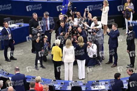 Rede von Ursula von der Leyen zu Lage der EU im EU-Parlament in Straßburg