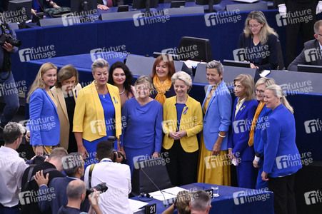 Rede von Ursula von der Leyen zu Lage der EU im EU-Parlament in Straßburg