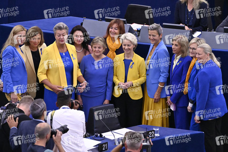 Rede von Ursula von der Leyen zu Lage der EU im EU-Parlament in Straßburg