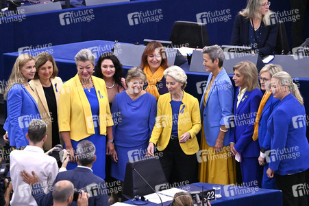 Rede von Ursula von der Leyen zu Lage der EU im EU-Parlament in Straßburg