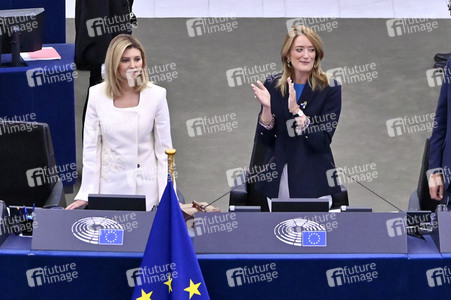 Rede von Ursula von der Leyen zu Lage der EU im EU-Parlament in Straßburg