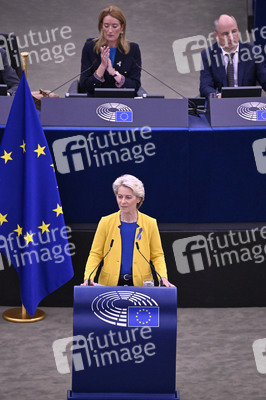 Rede von Ursula von der Leyen zu Lage der EU im EU-Parlament in Straßburg