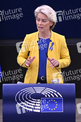 Rede von Ursula von der Leyen zu Lage der EU im EU-Parlament in Straßburg
