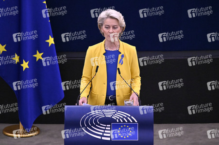 Rede von Ursula von der Leyen zu Lage der EU im EU-Parlament in Straßburg