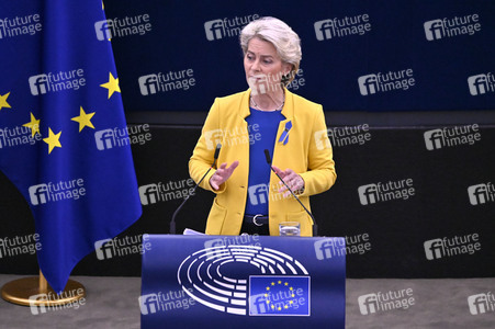 Rede von Ursula von der Leyen zu Lage der EU im EU-Parlament in Straßburg