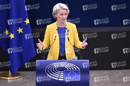 Rede von Ursula von der Leyen zu Lage der EU im EU-Parlament in Straßburg