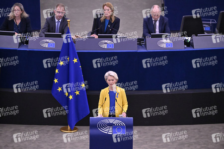 Rede von Ursula von der Leyen zu Lage der EU im EU-Parlament in Straßburg