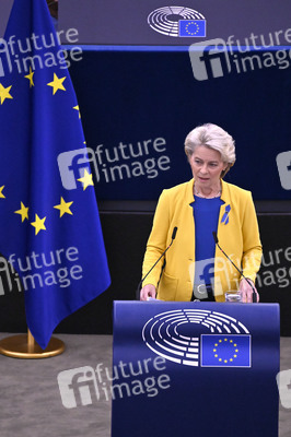 Rede von Ursula von der Leyen zu Lage der EU im EU-Parlament in Straßburg