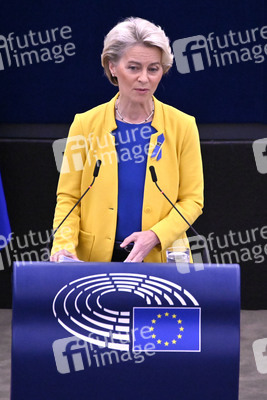 Rede von Ursula von der Leyen zu Lage der EU im EU-Parlament in Straßburg