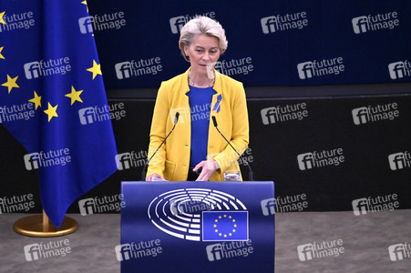 Rede von Ursula von der Leyen zu Lage der EU im EU-Parlament in Straßburg