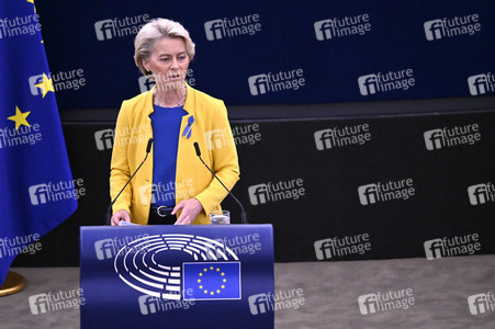 Rede von Ursula von der Leyen zu Lage der EU im EU-Parlament in Straßburg
