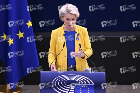 Rede von Ursula von der Leyen zu Lage der EU im EU-Parlament in Straßburg