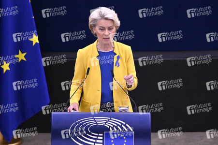 Rede von Ursula von der Leyen zu Lage der EU im EU-Parlament in Straßburg
